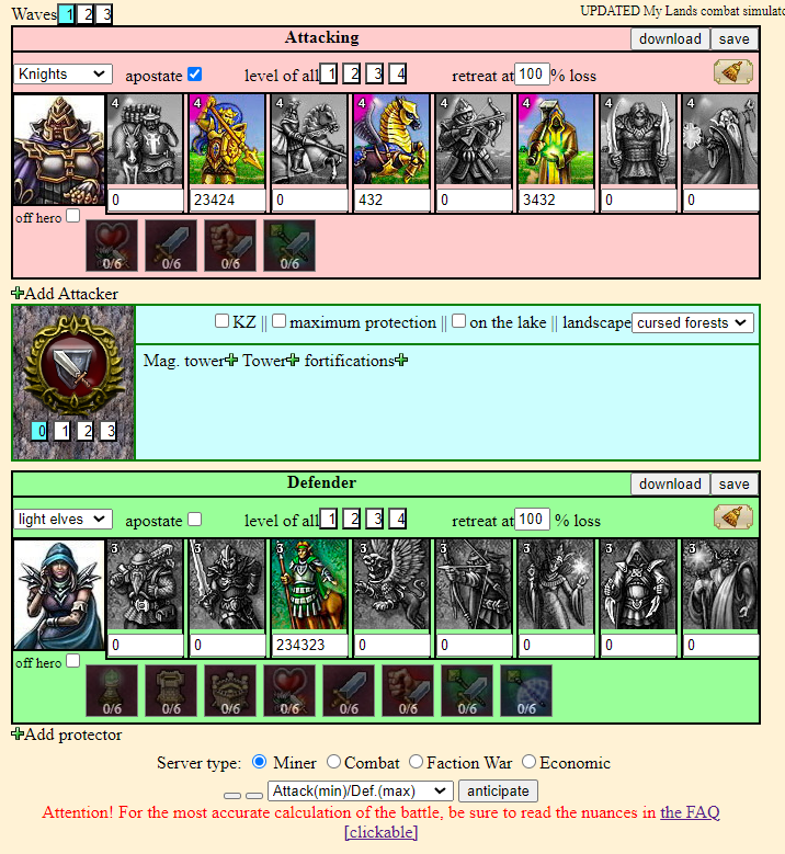 battle calculator